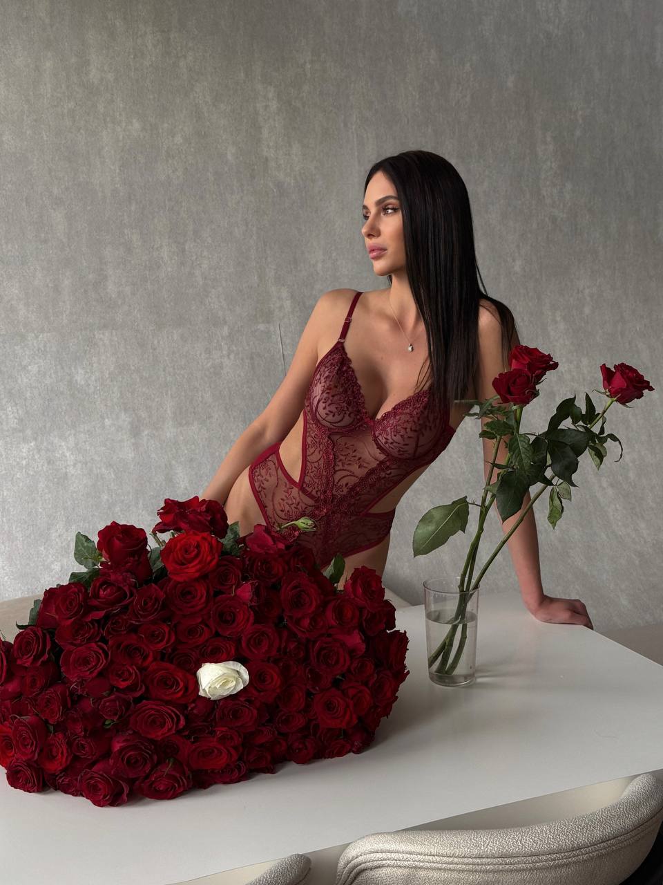 LiviaMiss Amore Zarif Brode Detaylı Balenli Bodysuit – Lüks İç Giyim